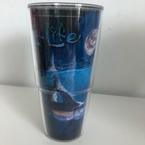 Salt Life Blue Marlin and Moon 24oz Tervis Tumbler